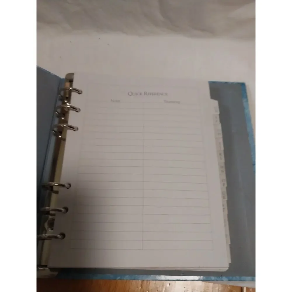 NWT Markings by C R Gibson 2004 ADDRESS BOOK Blue w/Puupy Spiral 6.5x7.5